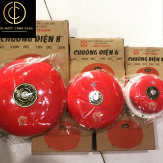  CHUÔNG ĐIỆN TIẾN THÀNH- BÁO CHÁY- BÁO ĐỘNG- 10'' 8'' 6'' 4''- KÈM NÚT NHẤN - ĐIỆN NƯỚC CÔNG DANH 