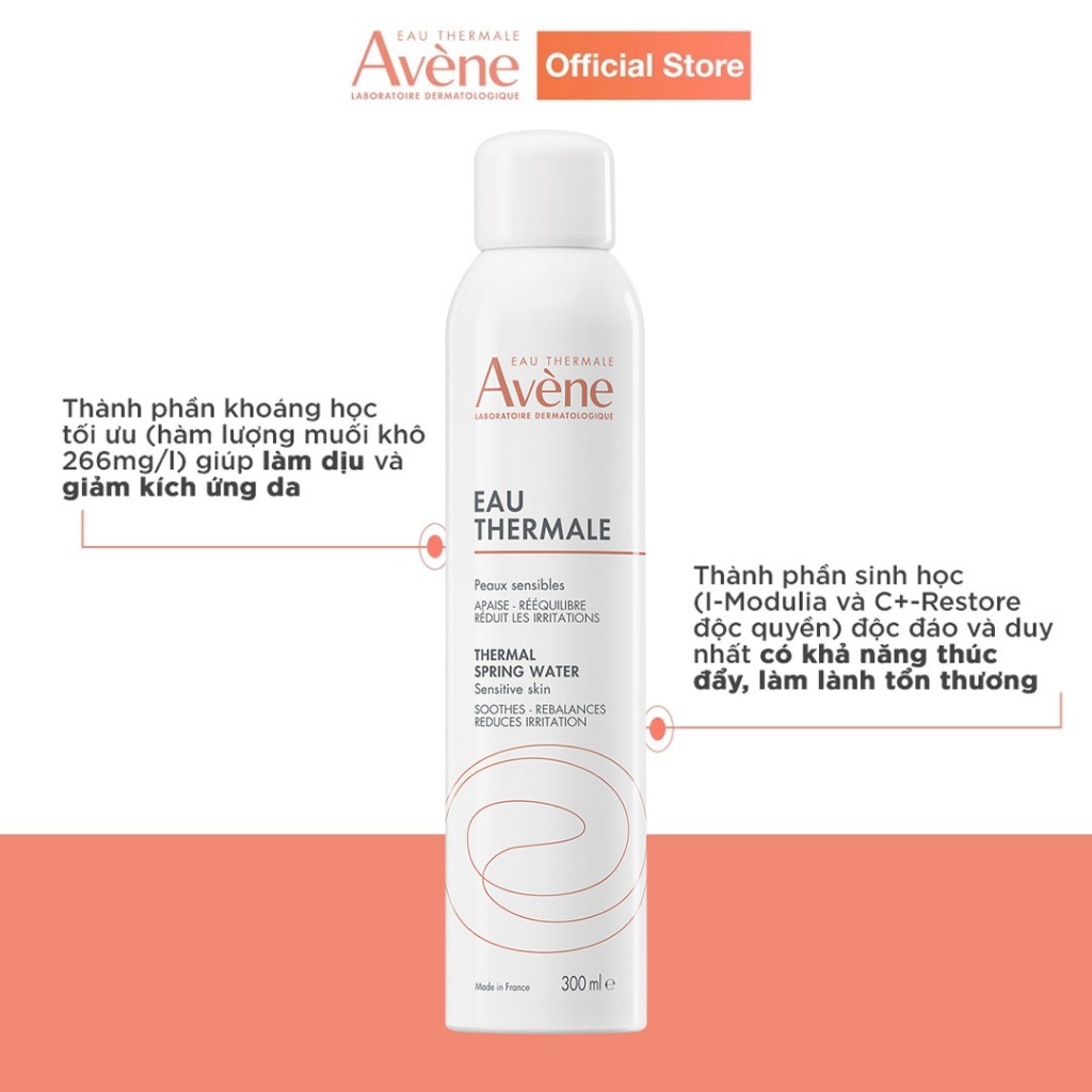 Xịt Khoáng Avène Cấp Nước, Làm Dịu & Giảm Kích Ứng Thermal Spring Water Hasaki Sản Phẩm Chính Hãng