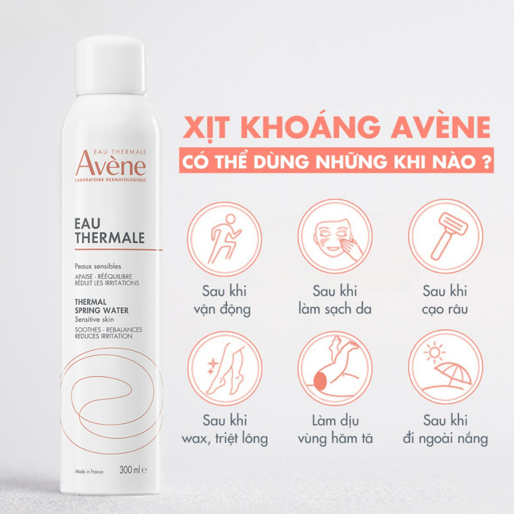Xịt Khoáng Avène Cấp Nước, Làm Dịu & Giảm Kích Ứng Thermal Spring Water Hasaki Sản Phẩm Chính Hãng