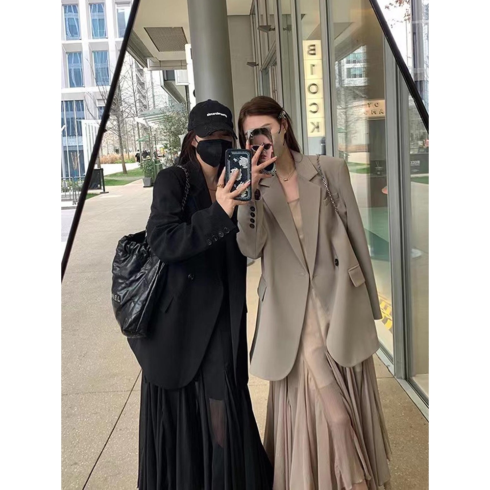 [Sẵn] Áo Khoác Vest Nữ Blazer Kiểu Công Sở Nữ Mặc Váy Bigsize Dáng Ngắn Thời Trang Hàn Quốc Mùa Xuân