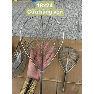 1 vợt vớt cá ixon 304 đánh bắt cá đủ kích cỡ đủ mẫu