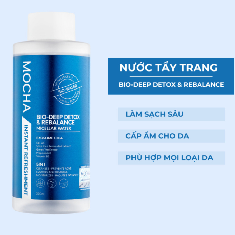 Tẩy Trang Sạch Sâu Và Phục Hồi Hàng Rào Sinh Học Bio-Deep Detox & Rebalance Mocha