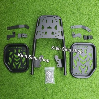 Cảng sau V2 + baga hông cho xe Yamaha PG-1, PG1 kèm pat ốc đầy đủ