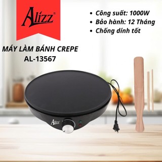  Máy Nướng Bánh Crepe 30cm Máy Làm Bánh Cuốn Cao Cấp Công Suất 1000W Máy Tráng Bánh Alizz-13567 