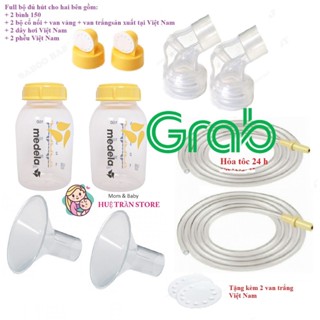 Bộ Phụ Kiện full máy hút sữa medela, spectra, unimom hàng Việt Nam thay thế... Đủ size 17mm 19mm 2m 24mm 27mm