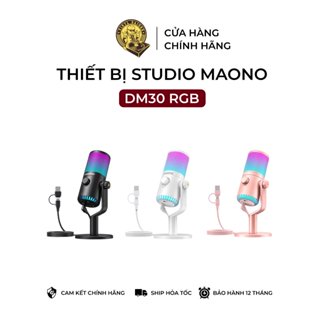 Mic thu âm cổng USB Maono DM30 sử dụng máy tính, laptop..