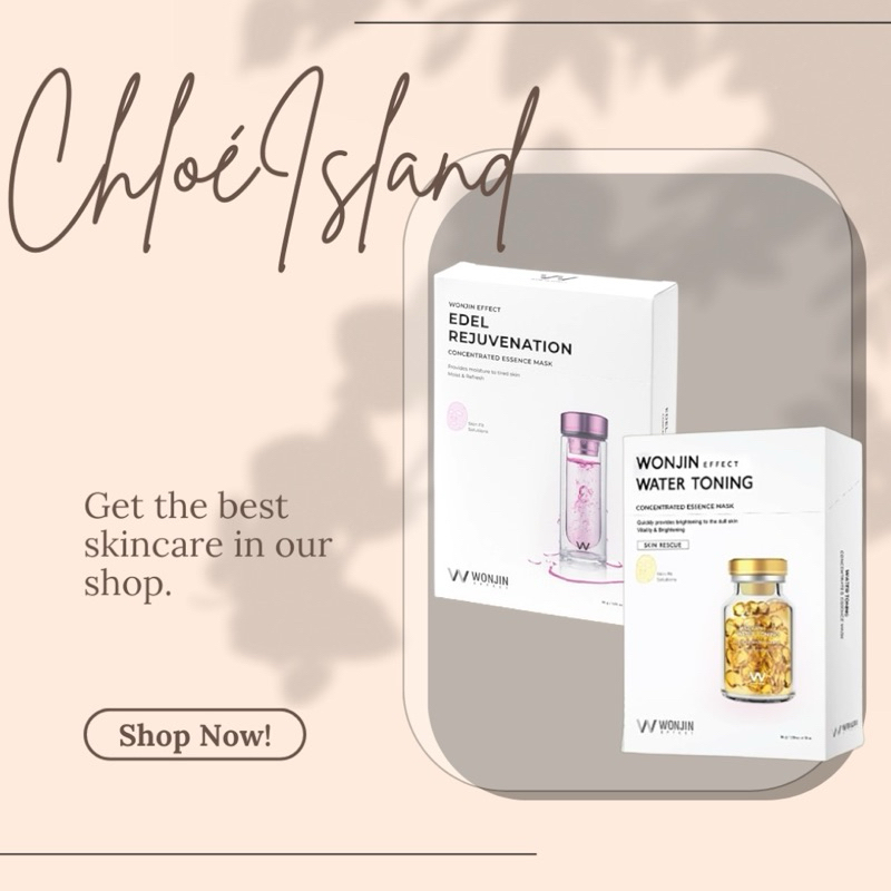 Mặt nạ Wonjin vàng Water Toning- Wonjin hồng Edel Rejuvenation