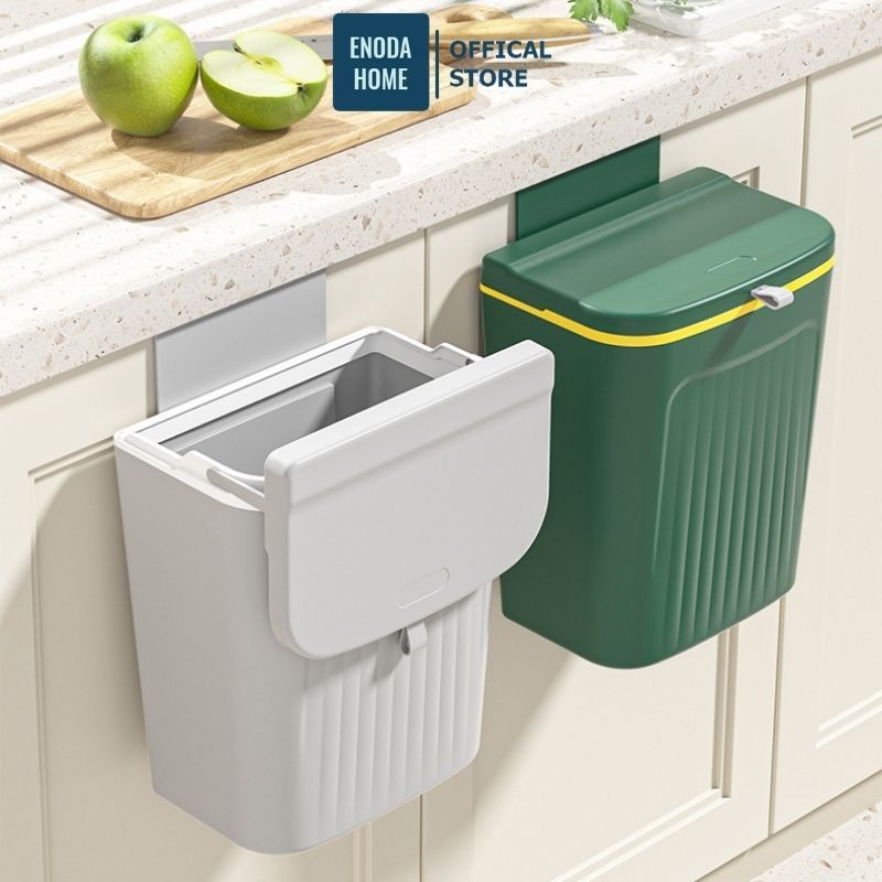 Thùng Rác Treo Tủ ENODA HOME,Gắn Tường,Thùng Rác Nắp Lật Thông Minh Tiện Dụng TR033 | BigBuy360 - bigbuy360.vn