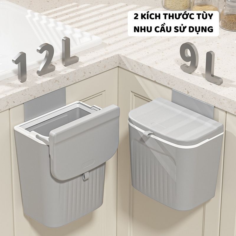 Thùng Rác Treo Tủ ENODA HOME,Gắn Tường,Thùng Rác Nắp Lật Thông Minh Tiện Dụng TR033 | BigBuy360 - bigbuy360.vn