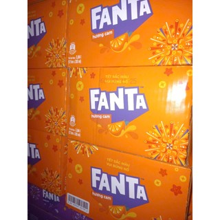 Thùng 15 lon Nước ngọt Fanta các loại 320ml