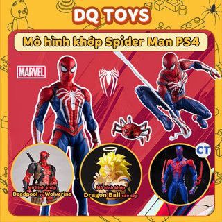 Mô hình Người Nhện SPIDER MAN PS4 khớp Avenger 2099 Miles Morales Gwen Stacy Spider Verse Iron Spider Girl SHF DQ TOYS