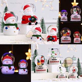  Quả Cầu Tuyết Có Đèn Giả Pha Lê Để Bàn Trang Tri Giáng Sinh Quà Tặng Dịp Giáng Sinh Noel Merry Christmas 