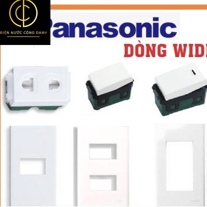 Công tắc Panasonic ,ổ cắm .DÒNG WIDE ( Thông dụng)