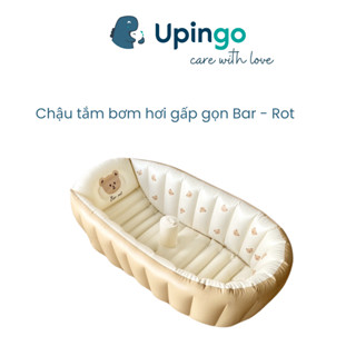 Chậu tắm cho bé, chậu tắm bơm hơi kiêm phao bơi Bar - rot, gấp gọn dễ dàng mang đi du lịch