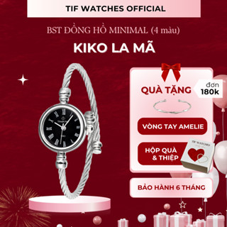 Đồng hồ vòng tay nữ mặt nhỏ KIKO Tif Watches sang trọng ôm tay phong cách Hàn Quốc bền đẹp giá rẻ