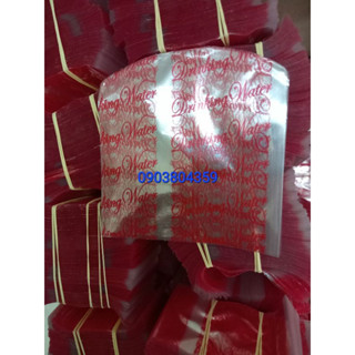 Màng co nắp bình cổ cao.bình 5galon túi 1 kg chữ DRINGKING WATER