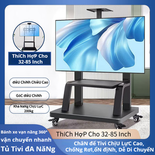  Kệ Tivi PhòNg KháCh Giá Treo Tivi 85 Inch  Kệ Treo Tivi PhòNg HọP HộI Nghị Có BáNh Xe chân treo tivi 