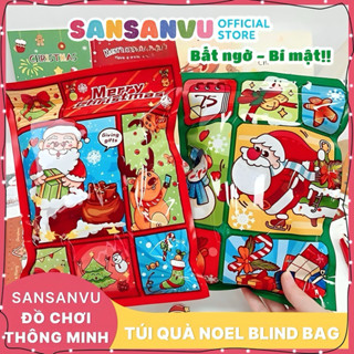   SIZE LỚN  Túi quà bí mật gói đựng món quà noel may mắn ngẫu nhiên đồ dùng làm quà tặng học sinh trong dịp giáng sinh 