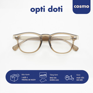 Gọng kính cận thời trang nam nữ COSMO dáng vuông bo tròn nhựa cao cấp unisex OPTIDOTI
