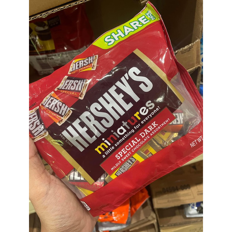 🍫 SOCOLA ĐEN ĐẮNG MIX 3 LOẠI CỦA MỸ HERSHEY’S MINIATURES SPECIAL DARK MILDLY SWEET CHOCOLATE ASSORTM