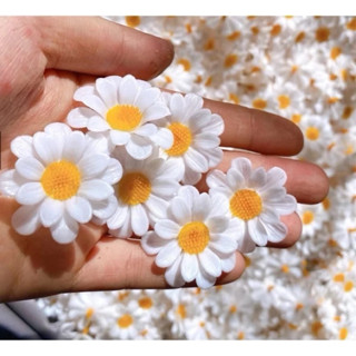 Túi 100 bông đầu hoa cúc hoạ mi nhựa đủ màu trang trí siêu xinh