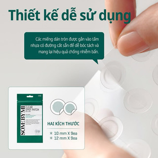 [Sẵn-Nhập khẩu] Miếng Dán Mụn Some By Mi Clear Spot Patch