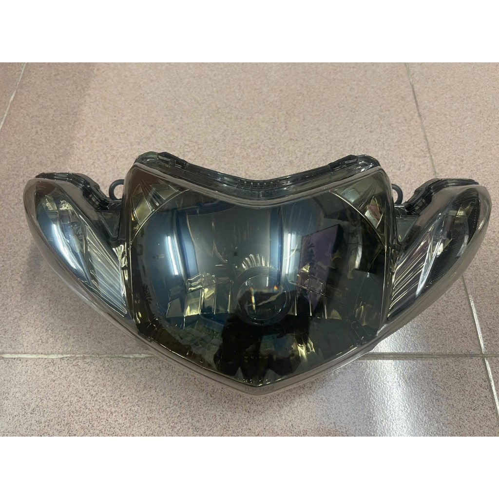 Pha sirius đầu lớn nguyên bộ màu khói + Bóng bi cầu 35/45W và xn led 7 màu