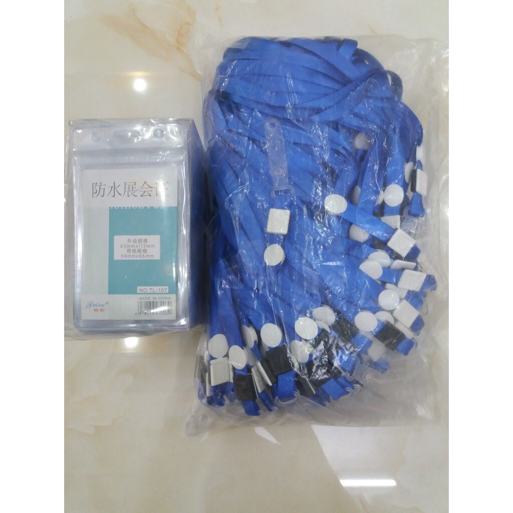 [RẺ VÔ ĐỊCH] ( 5 Cái )-Đeo thẻ học sinh,nhân viên (thẻ ngang 208,thẻ dọc 107,dây đeo thẻ)