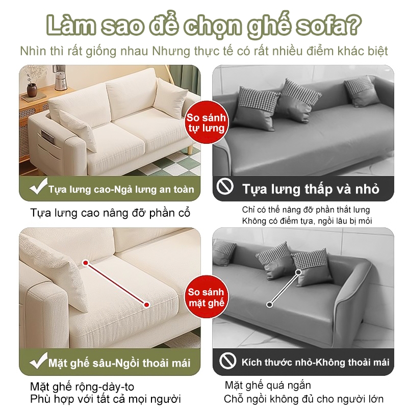HEINO Ghế sofa bền đẹp thoải mái khung gỗ chắc chắn chịu lực lớn sofa phòng khách  Bắc Âu hiện đại | BigBuy360 - bigbuy360.vn