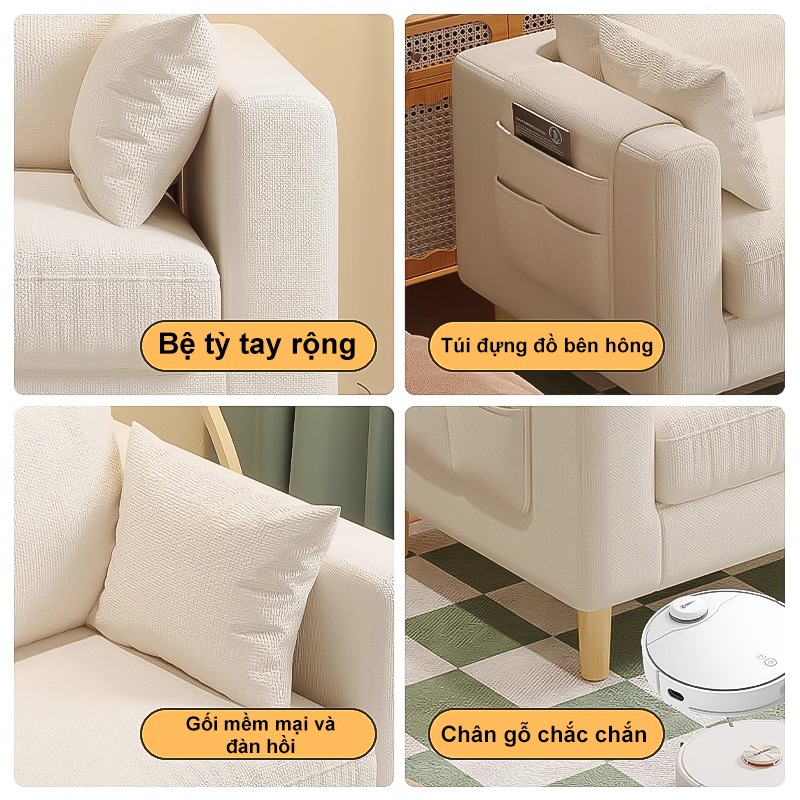 HEINO Ghế sofa bền đẹp thoải mái khung gỗ chắc chắn chịu lực lớn sofa phòng khách  Bắc Âu hiện đại | BigBuy360 - bigbuy360.vn