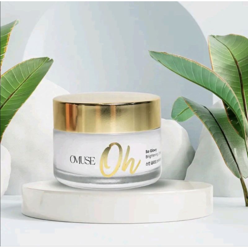 Kem dưỡng trắng da mặt giảm thâm mụn OMUSE Oh So Glowy Brightening Cream 50ml