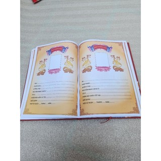 Sổ Ghi Gia Phả các dòng tộc khổ A4 ( cửu huyền thất tổ)