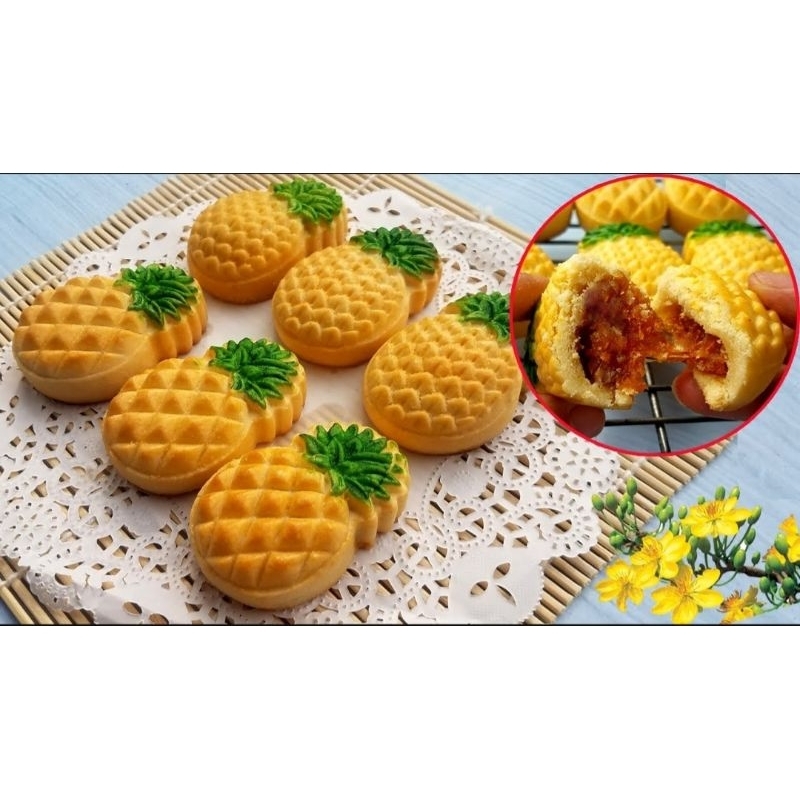  5kg nhân dứa sên sẵn khô ráo làm nhân bánh kem bánh dứa đài loan và các loại bánh khác. 