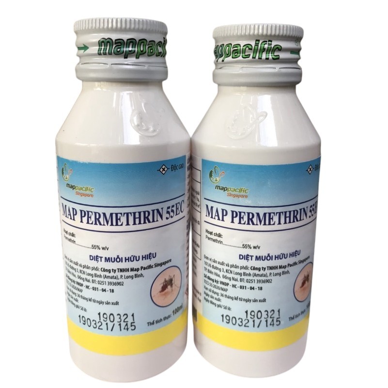 Thuốc diệt muỗi Map Permethrin 55EC 100ml Anh Quốc diệt muỗi tận gốc hiệu quả