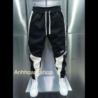 Quần dài thu đông nam cao cấp,quần jogger vải 2 da chính phẩm phom đẹp 2024