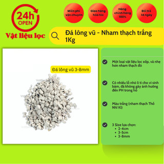 Đá lông vũ - Nham thạch trắng 1KG
