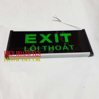 Đèn exit thoát hiểm 2 mặt chỉ dẫn lối thoát hiểm