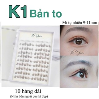 [Bản To + Siêu To] Mi Giả Mi Chùm The Giver Mẫu Mới Kỹ Thuật Làm Gân Nhỏ Lên Mắt Tự Nhiên Không Dày Không Cộm