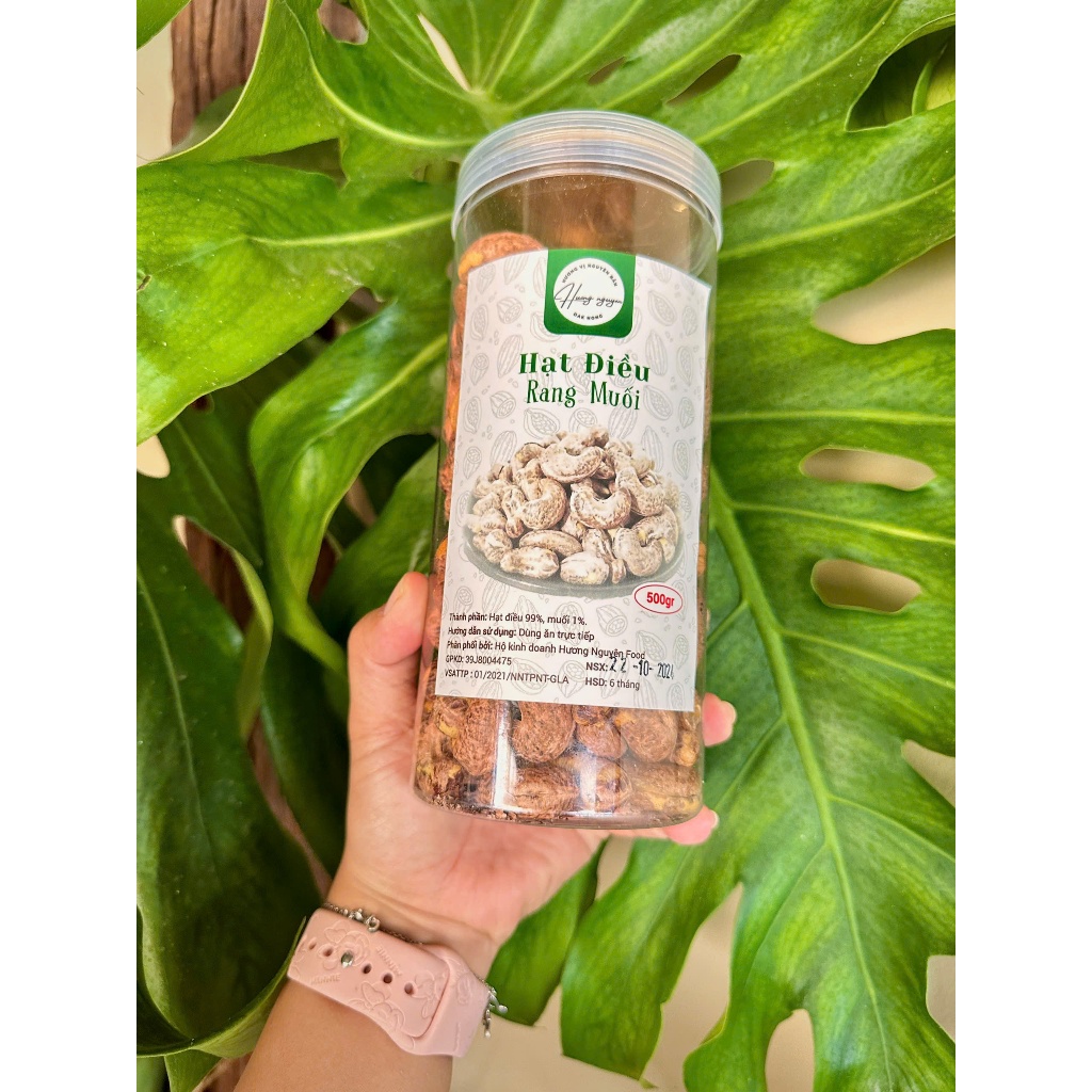 Hạt Điều Rang Muối Hương Nguyên Food 0,5kg - 1kg Snack Nuts