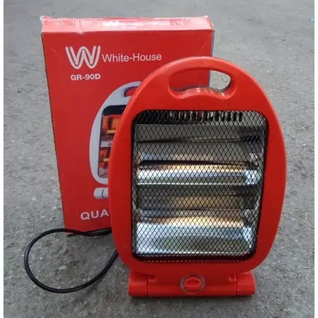 Đèn sưởi ấm White House 2 bóng 800W tiết kiệm điện năng( giao màu ngẫu nhiên), Quạt sưởi 2 bóng