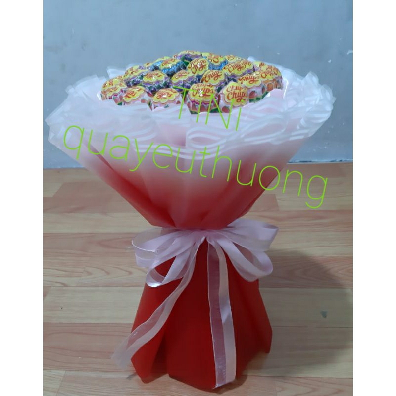 Bó hoa kẹo mút (36-37 viên)