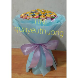 Bó hoa kẹo mút (36-37 viên)