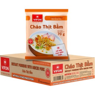 [Gói thịt thật] Thùng 50 gói Cháo Vifon - 70g/gói
