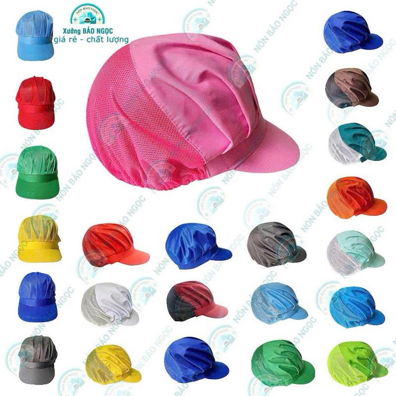 Nón Vải Lưới Trùm Tóc cho Công Nhân trong nhà máy, bảo vệ tóc giá tận xưởng