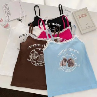 (Sẵn) Áo Croptop, Áo Hai Dây In Hình Thỏ Cute CÓ ĐỆM MÚT, Phong Cách Hàn Quốc Dễ Thương Cho Nữ, Thoáng Mát Dễ Chịu 273