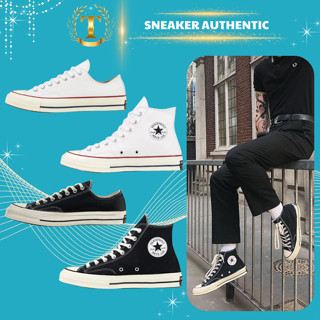 Giày Convers Chuck taylor 1970s đen trắng, giày Convers 1970s Bản Chuẩn Nam Nữ