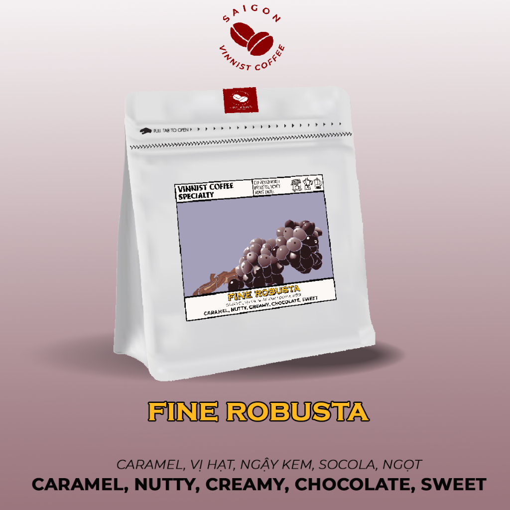[CQI 83+] Cà phê Fine Robusta - Gia Lai Espresso