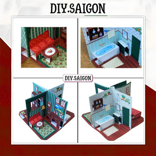 [Pop-up book] - Mô Hình Cuốn Sách Green House