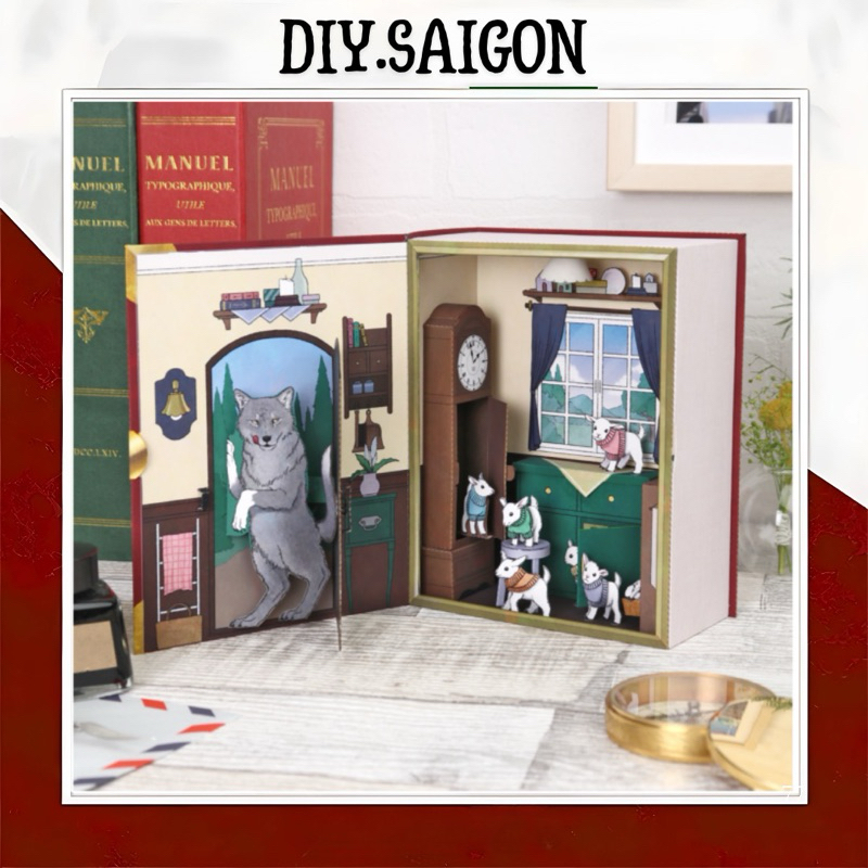 [Diorama Book] - Sói Và Bảy Chú Dê Con