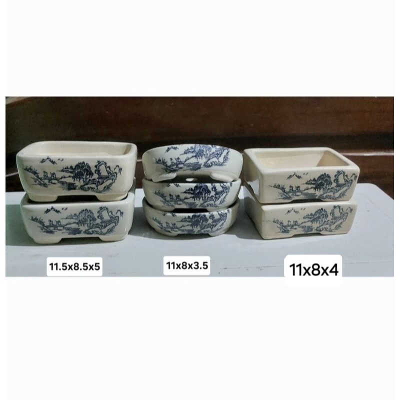 07 chậu trồng cây mini gốm thủ công bát tràng